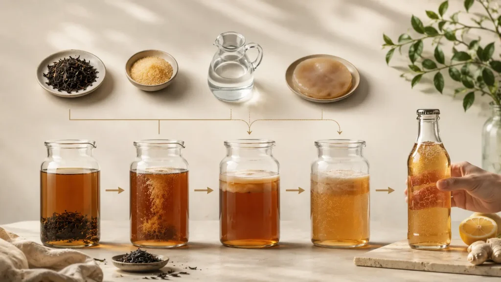 How Kombucha is made?