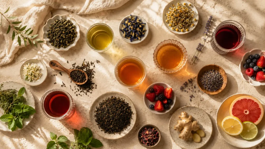 Different Kombucha style, ingredients, etc.