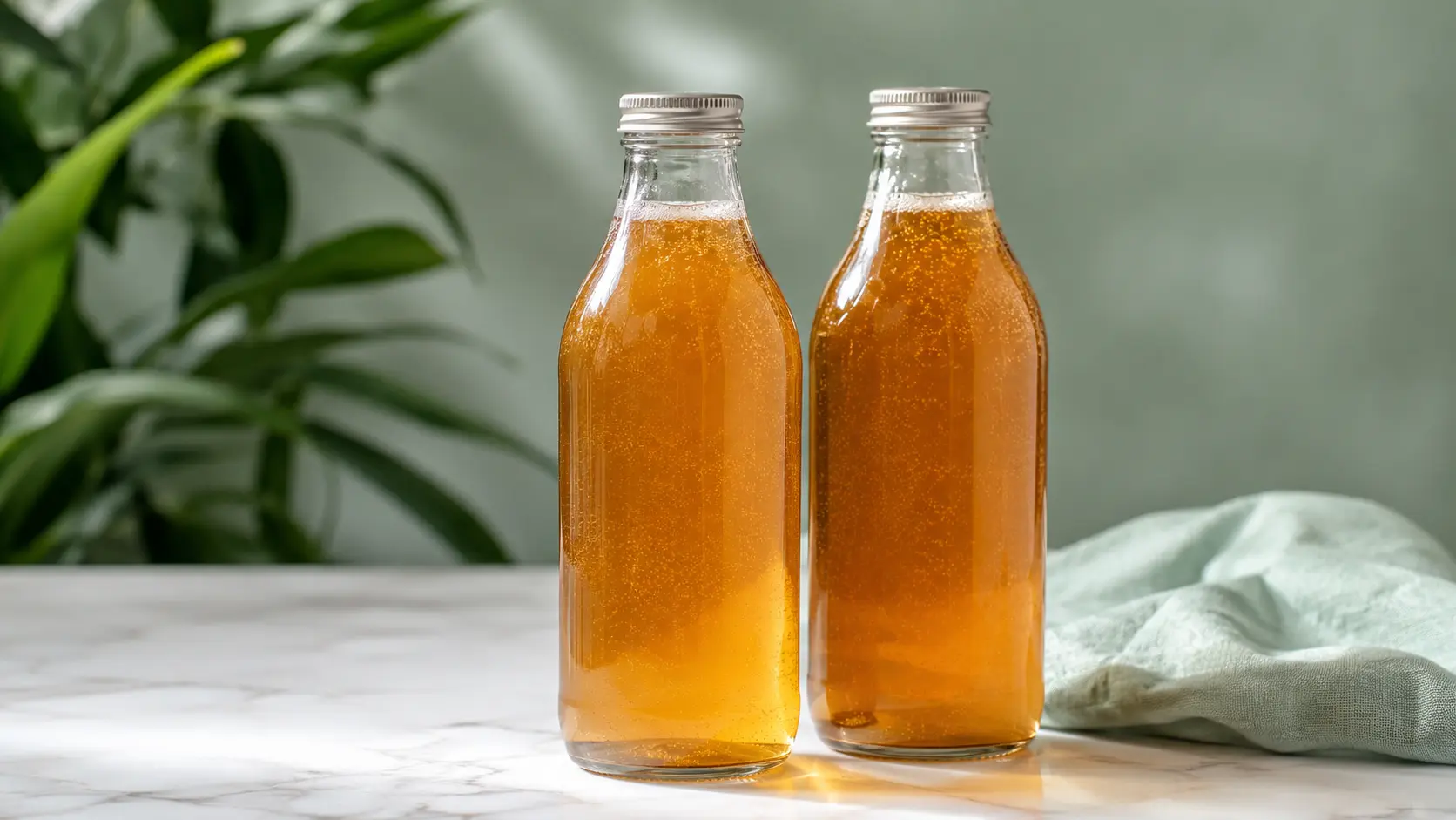 Kombucha carbonation