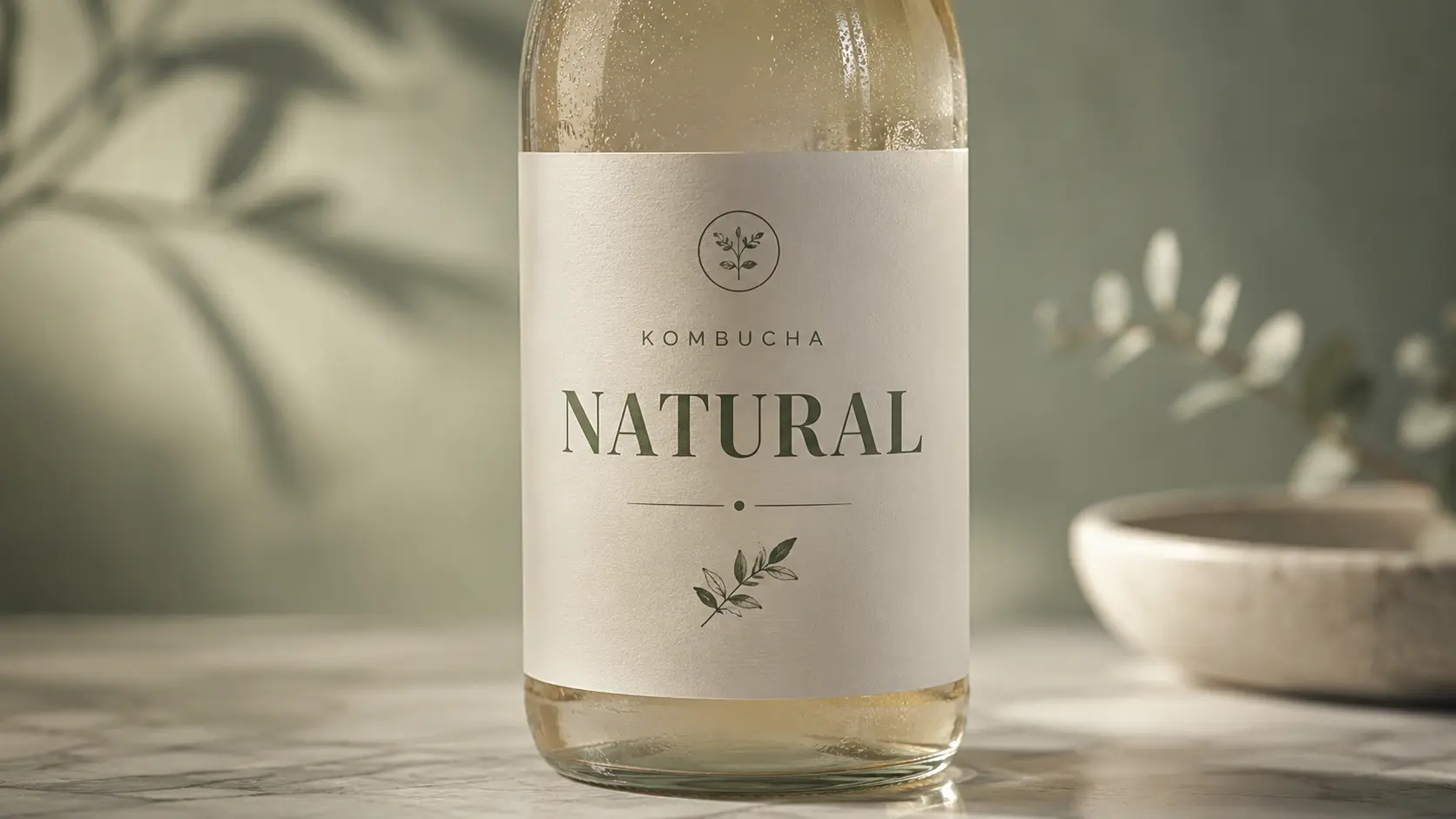 Natural kombucha labels Singapore