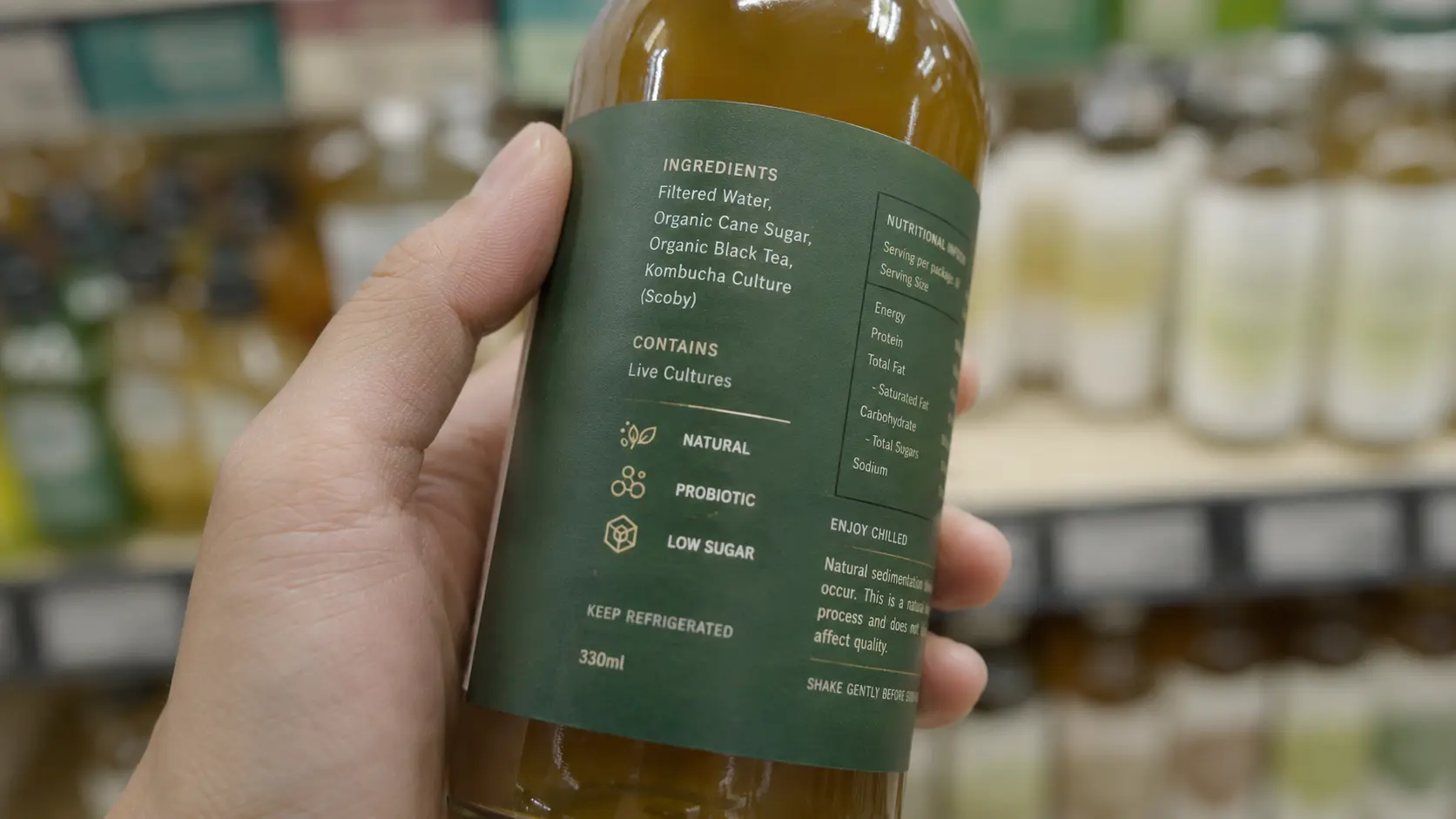 Reading kombucha ingredient list Singapore — what labels are required to declare