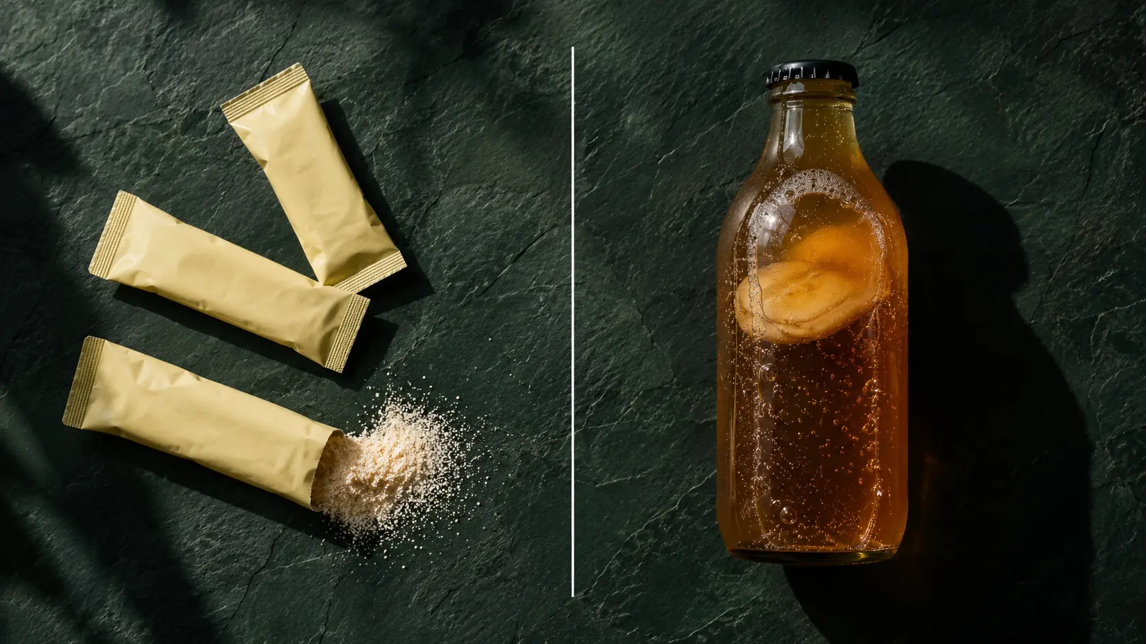 Powdered Kombucha Is Not Real Kombucha: What’s Actually in the Sachet